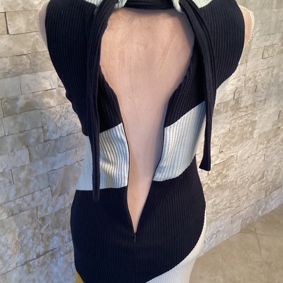 Anthropologie Hutch Lena Colorblocked Knit Midi Dress - Picture 8 of 11